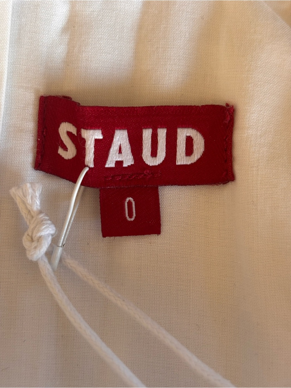 STAUD Vaga Linen White Corset Top NWT Size 0 - Picture 12 of 15